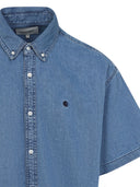Camicia di cotone in denim principale di Carhartt Wip