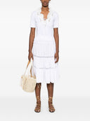 Ermanno Scervino Lace Detail Cotton T Shirt