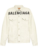 Balenciaga Logo Denim Jacket