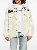 Balenciaga Logo Denim Jacket