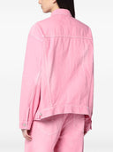 Giacca in denim logo Balenciaga