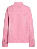 Giacca in denim logo Balenciaga