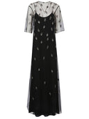 Abito di tulle ricamato Fendi