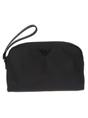 Emporio Armani Logo Nylon Beauty Case