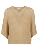 Linen di base e miscela di cotone poncho