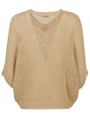Linen di base e miscela di cotone poncho