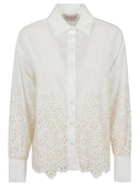 Ermanno Firenze Cotton Embroidered Shirt