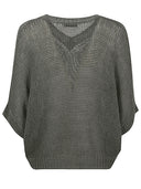 Base linnen en katoenmix poncho