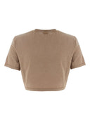 Maglietta in cotone logo Fendi