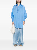 Ermanno Scervino Lace Detail Cotton Shirt