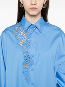 Ermanno Scervino Lace Detail Cotton Shirt