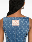 Marine Serre Moon Bustier Top
