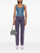 Marine Serre Moon Bustier Top