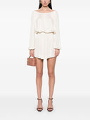 Mini abito satinato di Saint Laurent Crepe