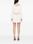 Mini abito satinato di Saint Laurent Crepe
