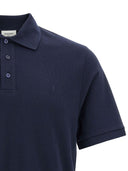Saint Laurent Logo Cotton Polo Shirt