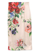 Gonna midi di Dolce & Gabbana Flower Stampa