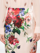 Gonna midi di Dolce & Gabbana Flower Stampa
