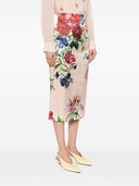 Gonna midi di Dolce & Gabbana Flower Stampa