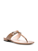 Gucci Lady Horsebit lederen string sandalen