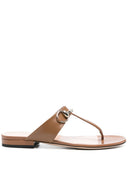 Gucci Lady Horsebit lederen string sandalen