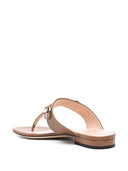 Gucci Lady Horsebit lederen string sandalen