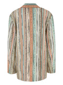 Giacca blazer a doppio petto a strisce Missoni