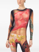 Marine Serre Draped State Catsuit