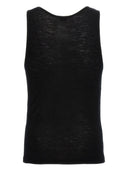 Saint Laurent Wool And Cotton Blend Tank Top