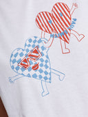 Paul Smith Cool Hearts katoenen t -shirt
