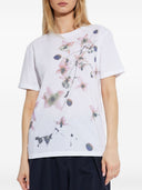 Paul Smith Flora Spray Cotton T Shirt