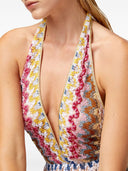 Missoni Beachwear Pre Zig Zag Print Short Jumpsuit
