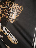 Saint Laurent gedrukte sjaal