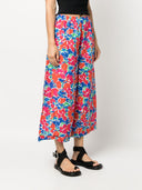Daniela Gregis Printed Wide Leg Trousers