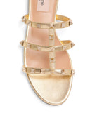 Valentino Garavani Rockstud Leather Flat Sandals
