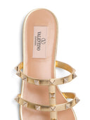Valentino Garavani Rockstud Leather Flat Sandals