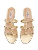 Valentino Garavani Rockstud Leather Flat Sandals