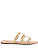 Valentino Garavani Rockstud Leather Flat Sandals