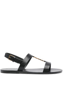 Sandales en cuir Saint Laurent Cassandre