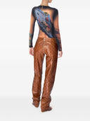 Marine Serre ha drappeggiato statue in esame Top