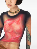 Marine Serre ha drappeggiato statue in esame Top