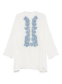 Ermanno Scervino Embroidered Silk Kaftan