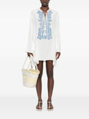 Ermanno Scervino Embroidered Silk Kaftan