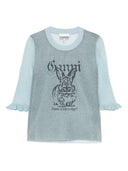 Ganni Bunny Crewneck Top