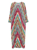 Missoni Beachwear Pre Striped Long Kaftan