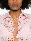 Ermanno Scervino encaje sobre camisa