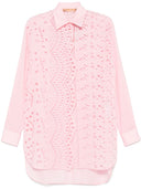Ermanno Scervino encaje sobre camisa