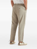 Brunello cucinelli pantalones de ajuste relajado