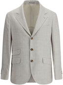 Brunello Cucinelli Suit Type Linen Jacket