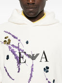 Emporio Armani Exclusive Printed Cotton Hoodie